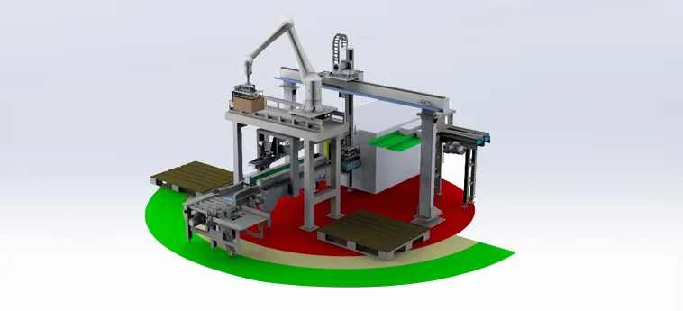 Cartesian Palletizing Robots 3D