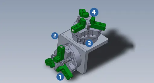 CNC and Transfer Machine Robotic Feeding Systems Drawing