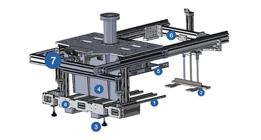 Palletizing Robots Drawing
